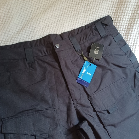 Free Soldier STORM Men's Ripstop Tactical Cargo Pants black NWT man men 42 waist - Picture 3 of 14